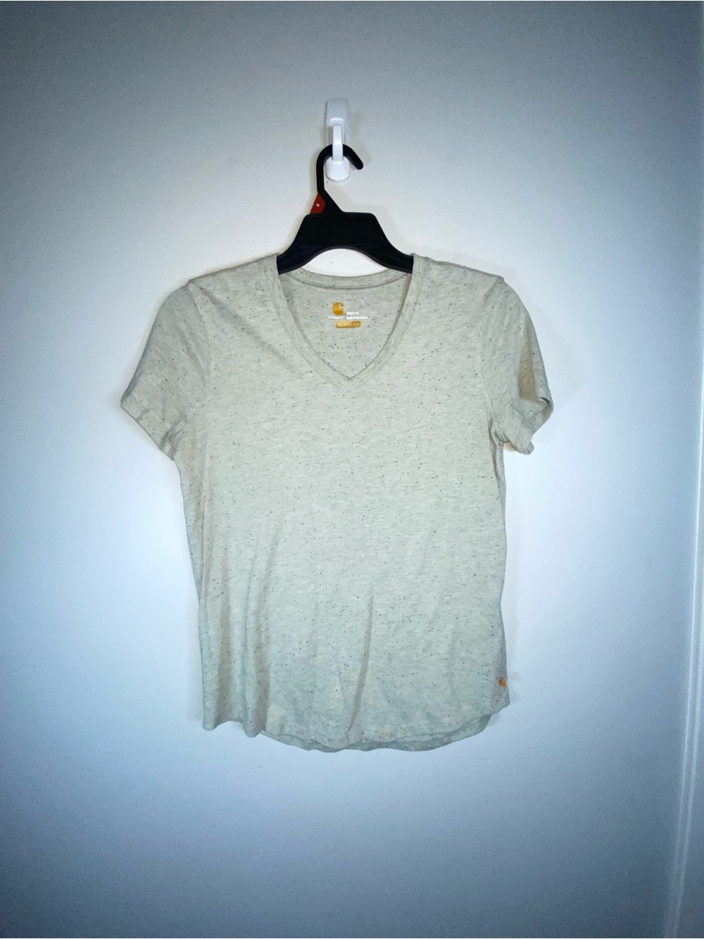 Carhartt Light Cream V-Neck Short Sleeve Tee